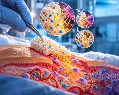 Hücreler Çektikçe İyileştirici Protein Salgılayan Akıllı Sünger Geliştirildi: Doku Onarımında Yeni Yaklaşım